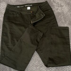Westport Dark Olive Skinny Jeans